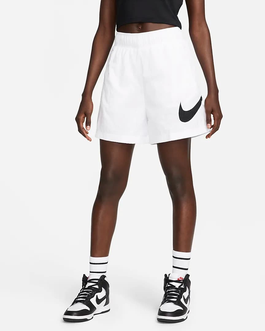 SHORTS NIKE W NSW ESSNTL WVN HR SHORT HBR (DM6739-100)