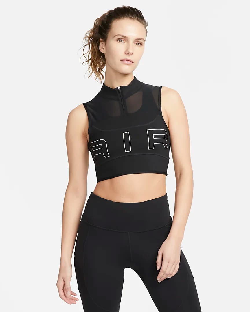 МАЙКА NIKE W NK DF AIR CROP TANK (DX0284-010)