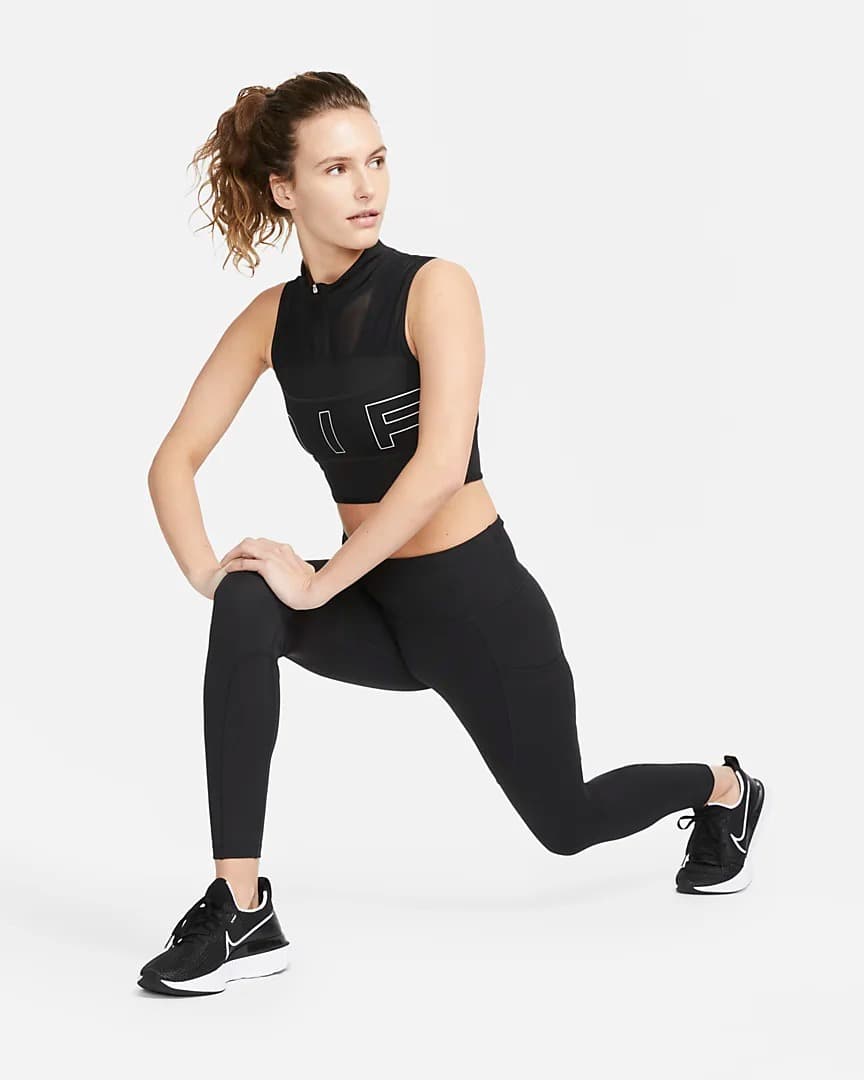 МАЙКА NIKE W NK DF AIR CROP TANK (DX0284-010)