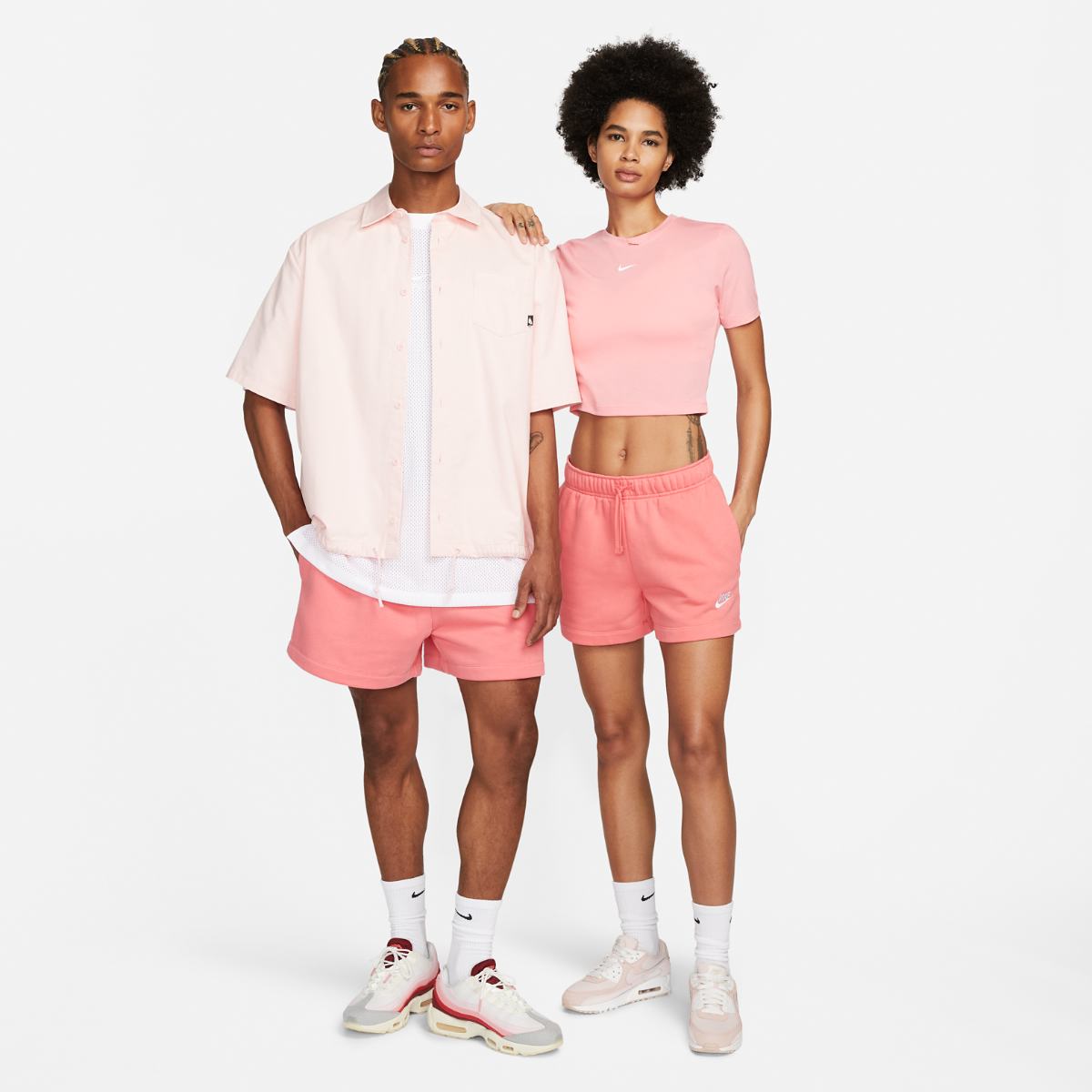 NIKE W NSW CLUB FLC MR SHORT (DQ5802-894)