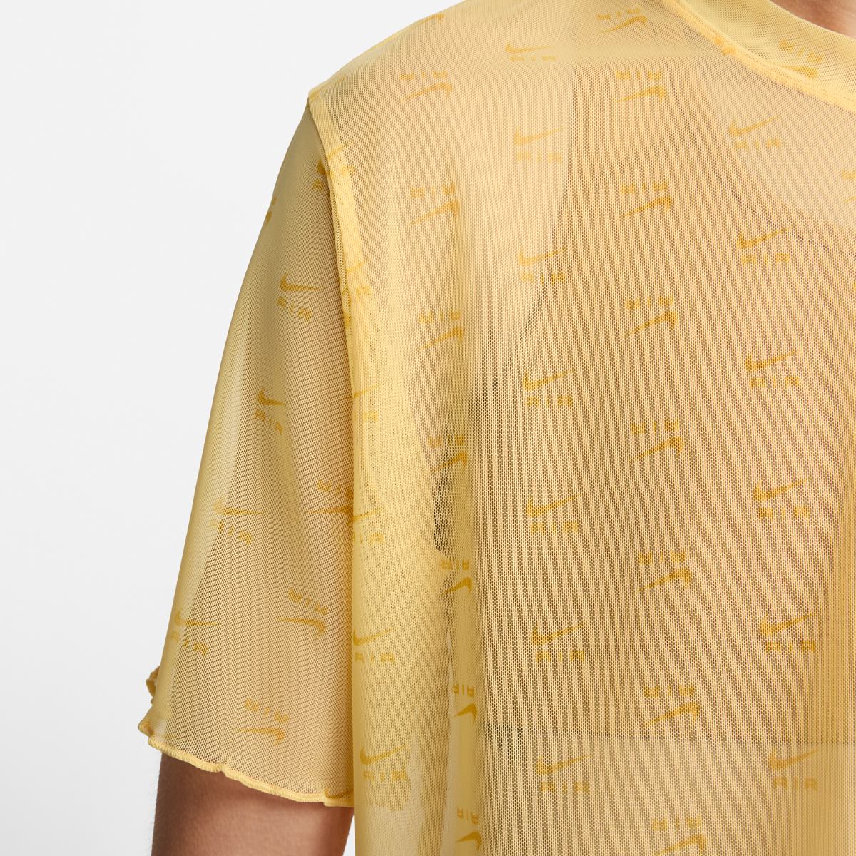 T-SHIRT NIKE W NSW AIR AOP MESH SS CROP TOP (DV8245-795)