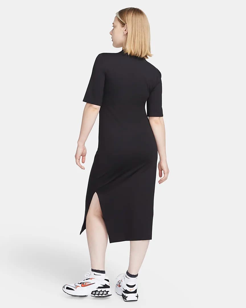 DRESS NIKE W NSW ESSNTL MIDI DRESS (DV7878-010)