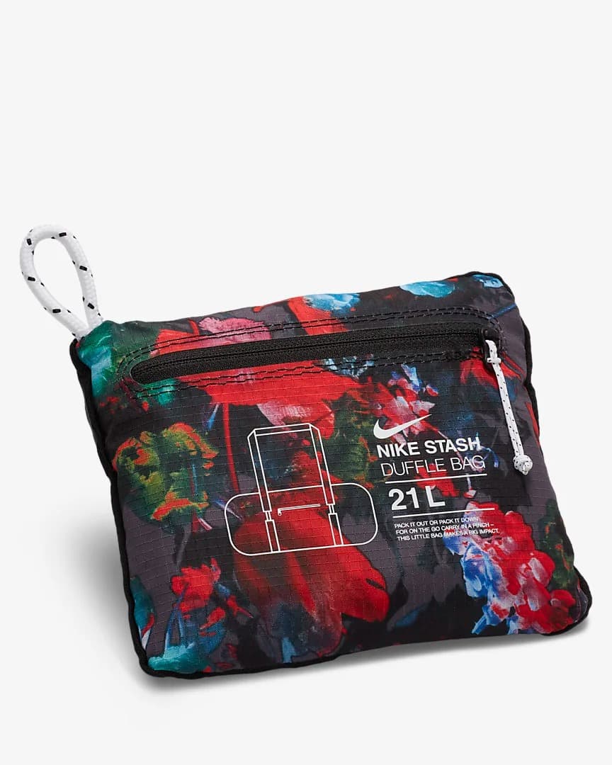 NIKE NK STASH DUFF BAG - AOP (DV3082-010)