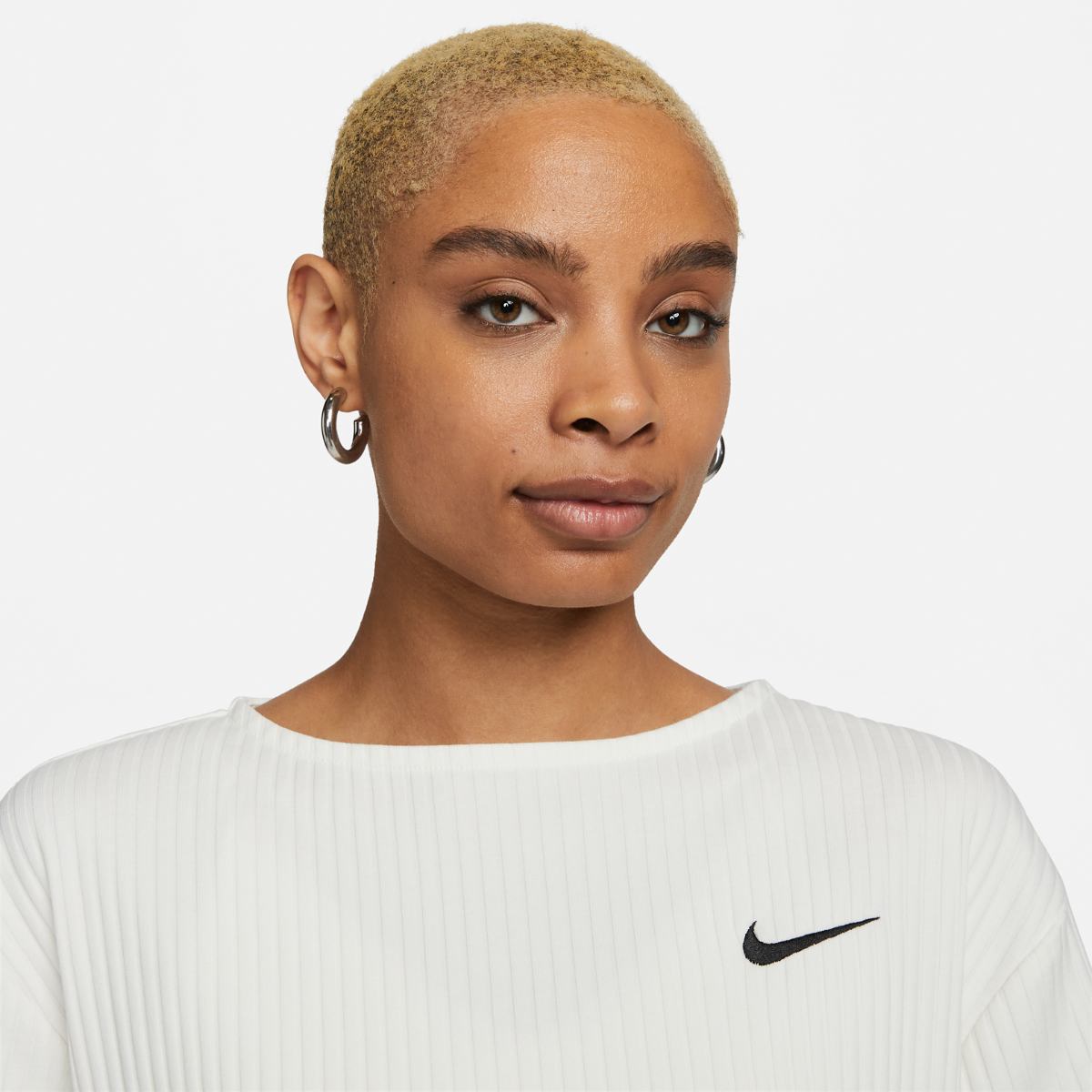 ФУТБОЛКА NIKE W NSW RIB JRSY SS TOP (DV7870-133)