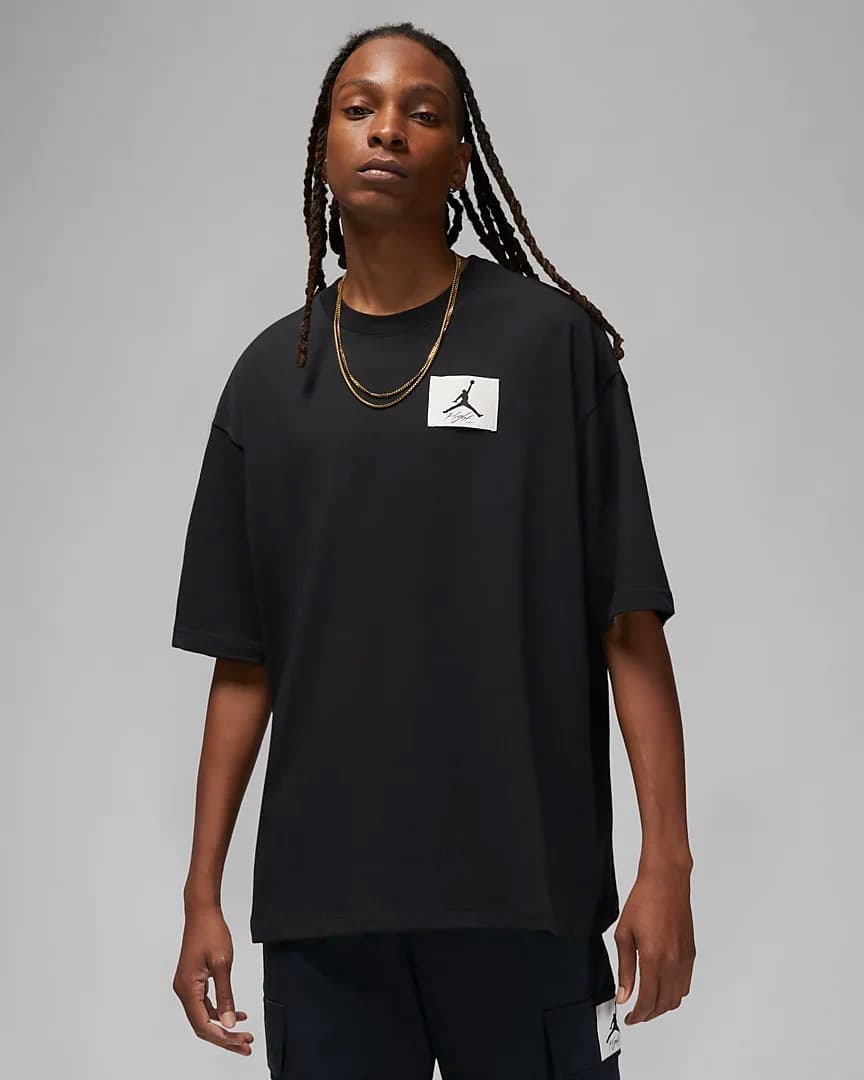 ФУТБОЛКА JORDAN M J FLT ESS OVRSZ SS CREW (DZ7313-010)