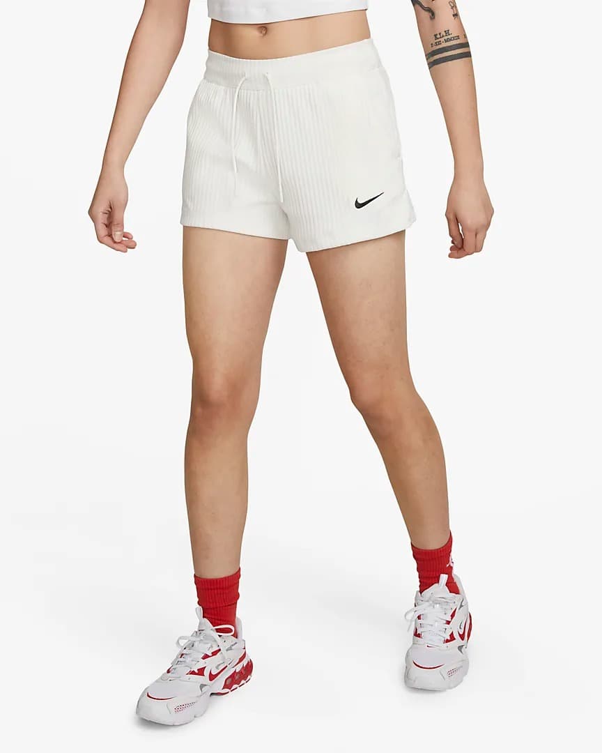 NIKE W NSW RIB JRSY SHORT (DV7862-133)