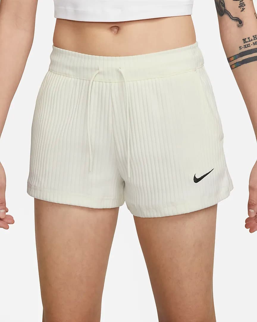 NIKE W NSW RIB JRSY SHORT (DV7862-133)