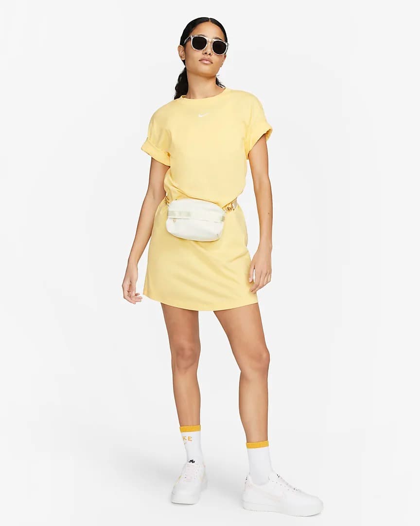 DRESS NIKE W NSW ESSNTL SS DRESS T SHIRT (DV7882-795)
