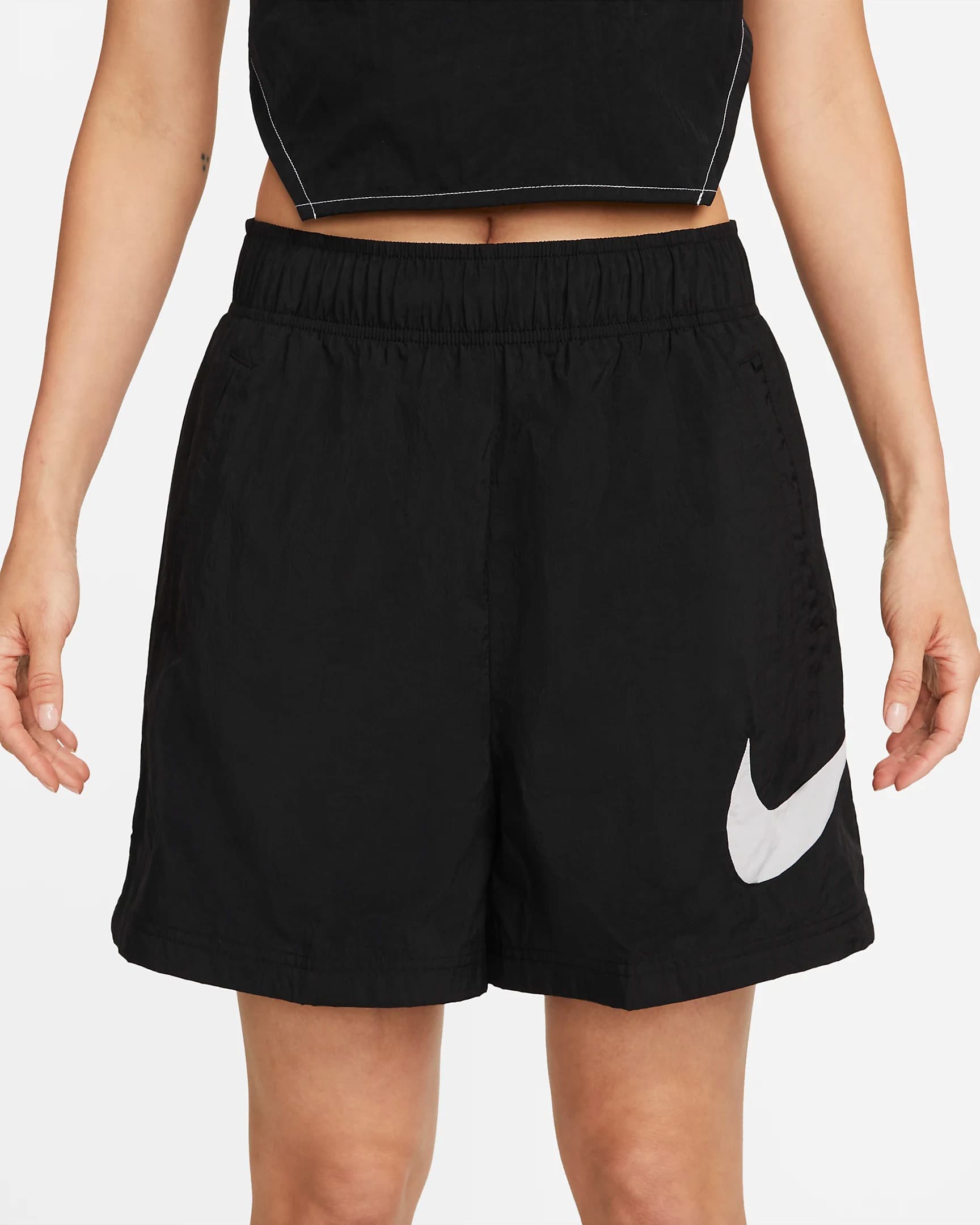 SHORTS NIKE W NSW ESSNTL WVN HR SHORT HBR (DM6739-010)