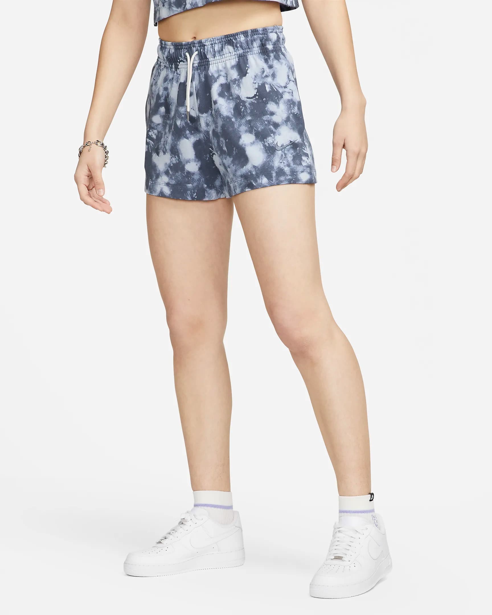 SHORTS W NIKE NSW WVE DYE JRSY SHORT A3 (DV7922-015)