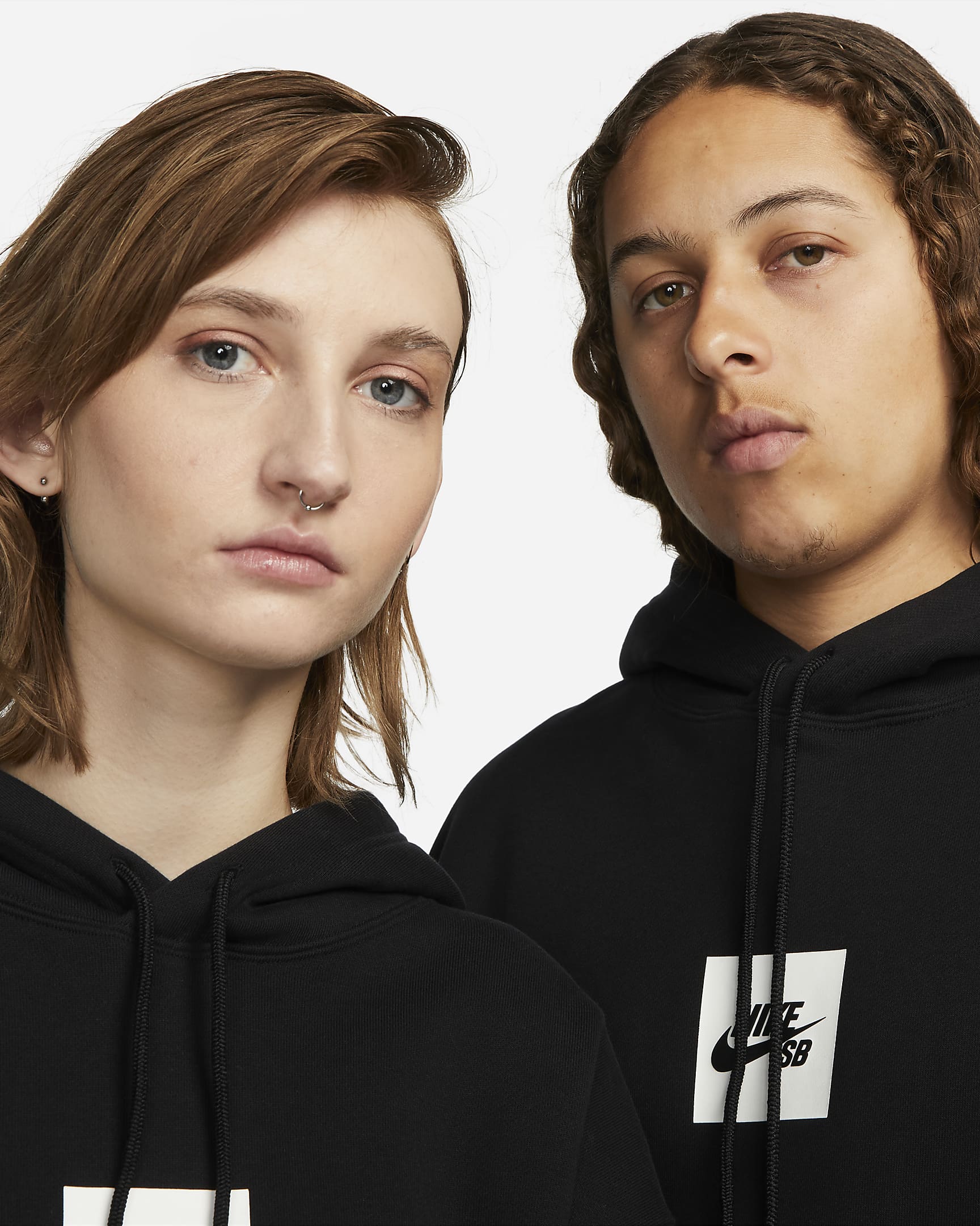 SWEATSHIRT NIKE U NK SB FLC HD BOX LOGO (DV8839-010)
