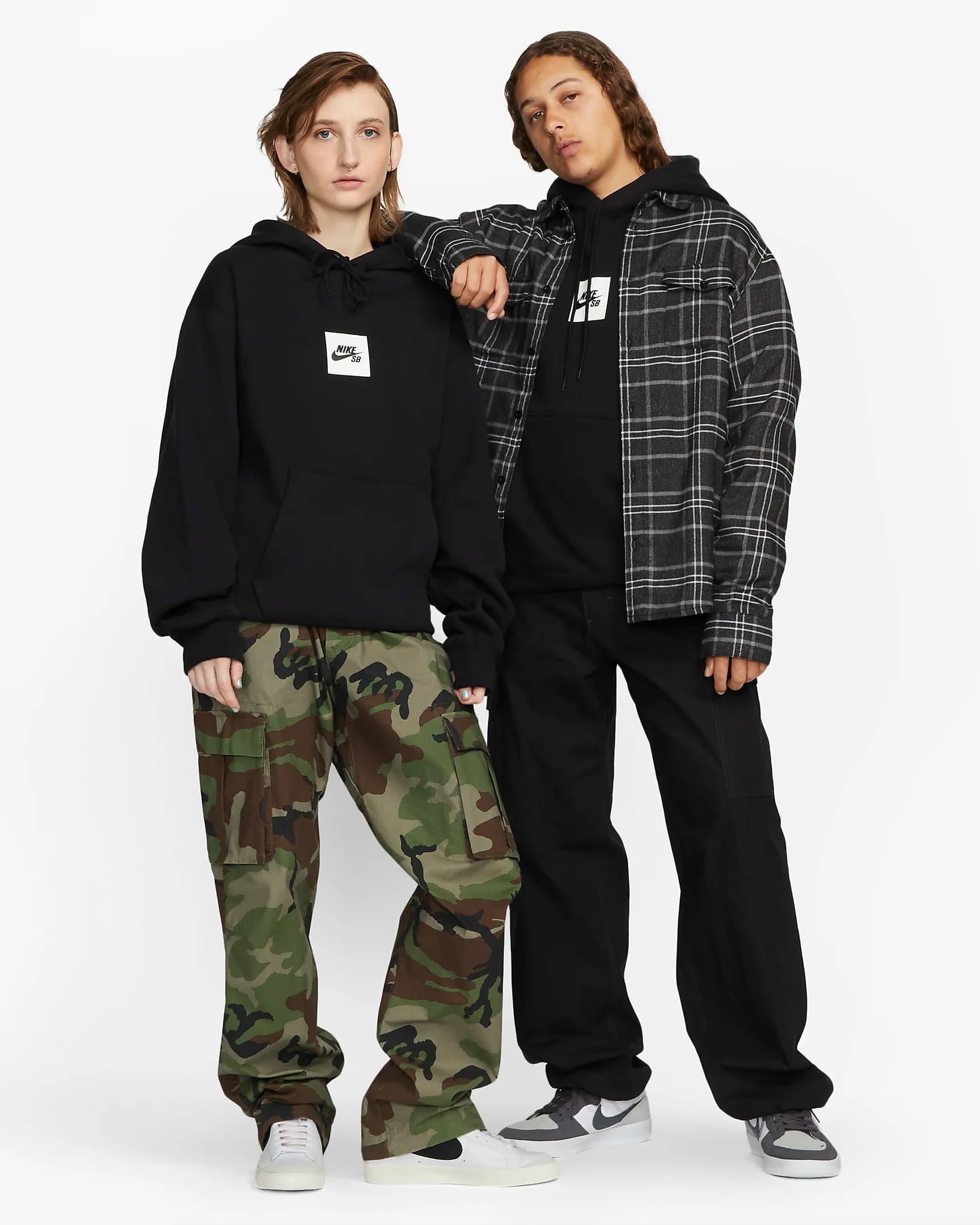 SWEATSHIRT NIKE U NK SB FLC HD BOX LOGO (DV8839-010)
