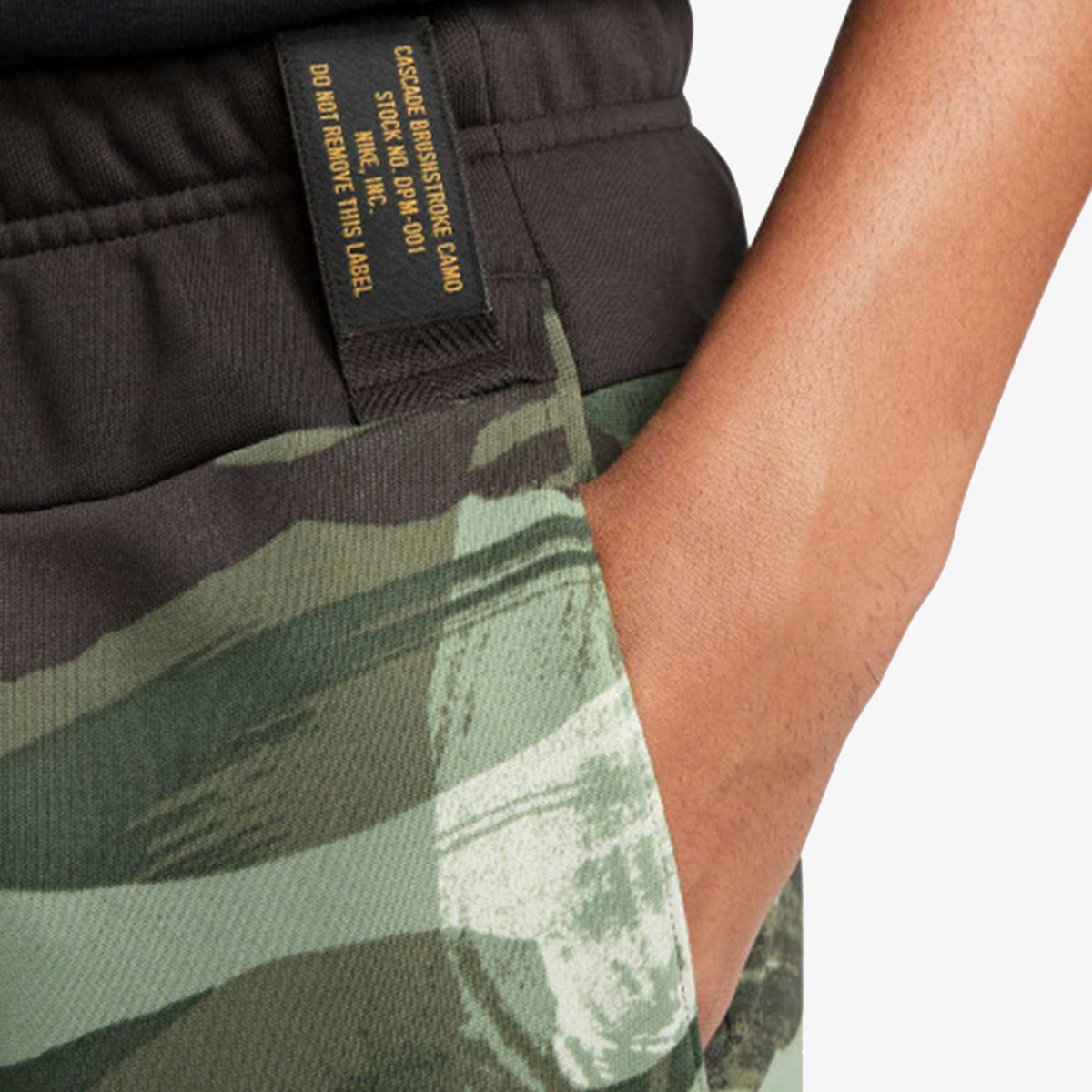 ШТАНЫ NIKE M NK DF FLC PANT TAPER CAMO (FB7081-220)