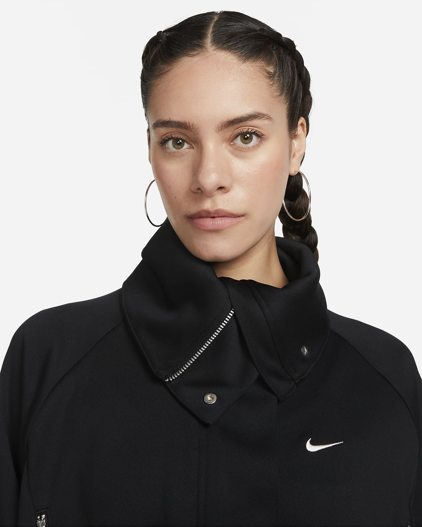 SWEATSHIRT WMNS NIKE NSW CLLCTN CROP TRK JKT (FB8290-010)