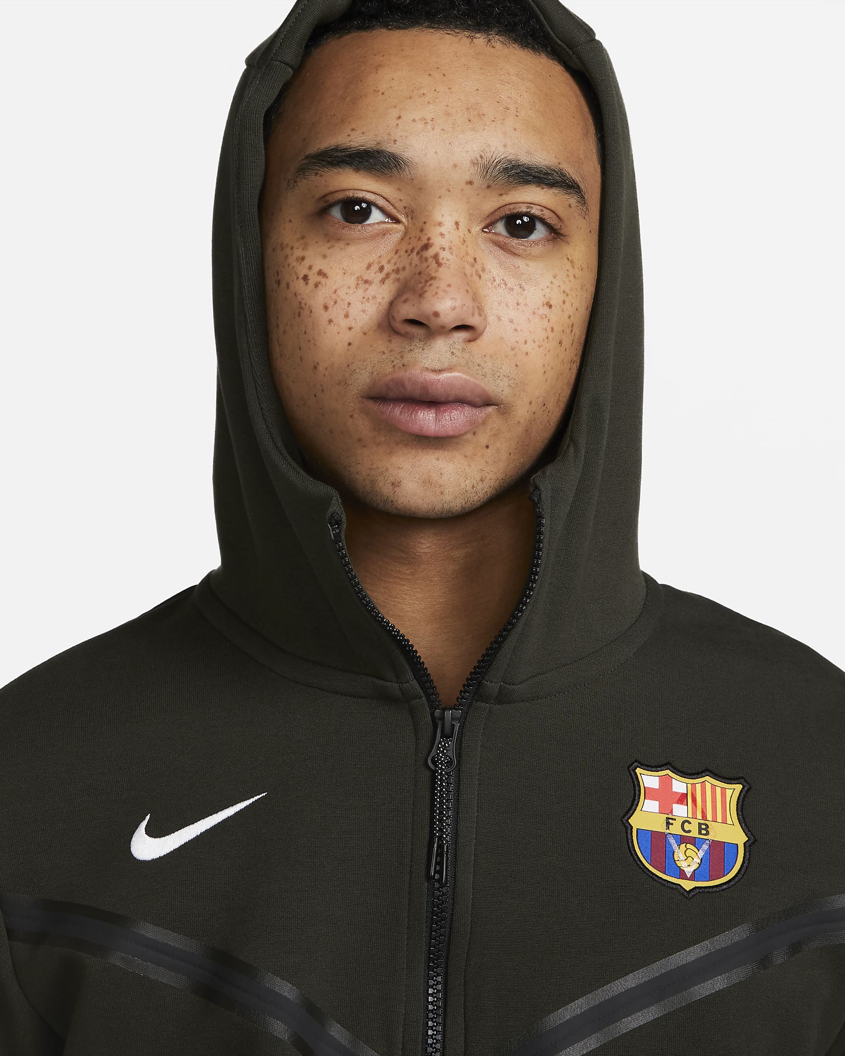 ТОЛСТОВКА NIKE FCB MNSW TCH FLC HOODIE FZWR (DV5554-355)