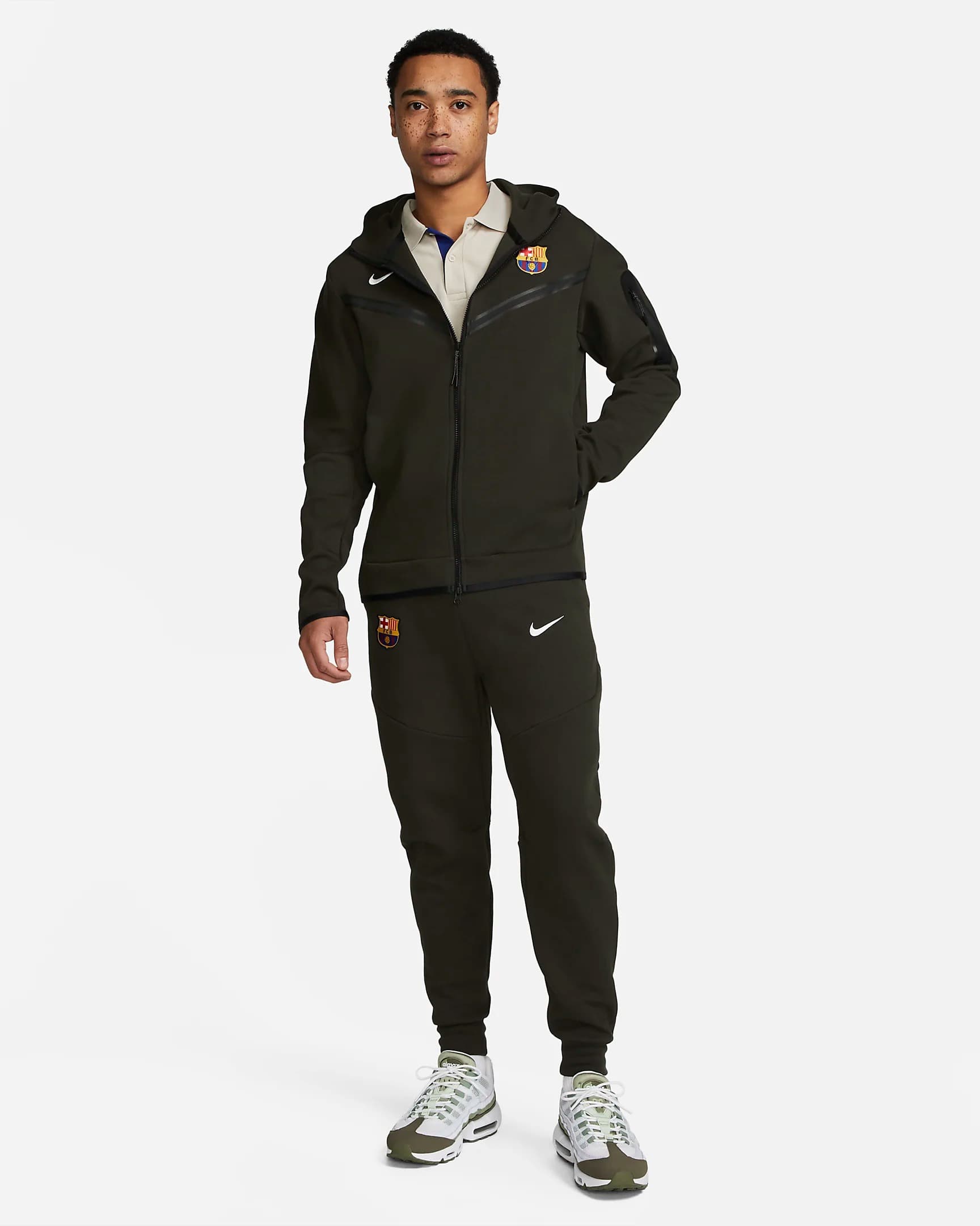 ТОЛСТОВКА NIKE FCB MNSW TCH FLC HOODIE FZWR (DV5554-355)