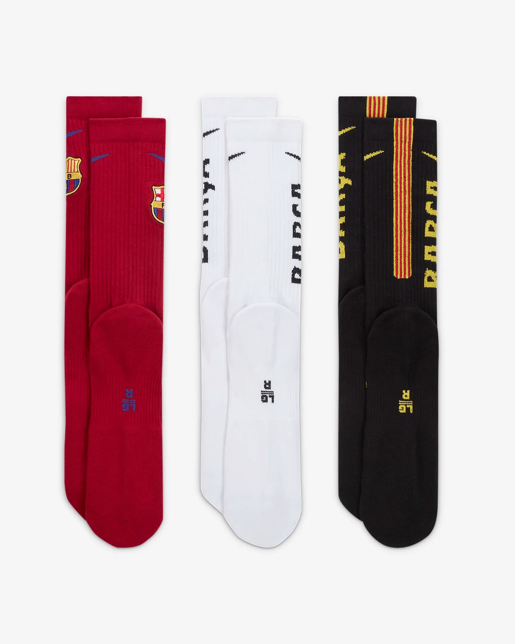 NIKE FCB NK EVERYDAY 3PR PK SOCKS (FD1402-901)