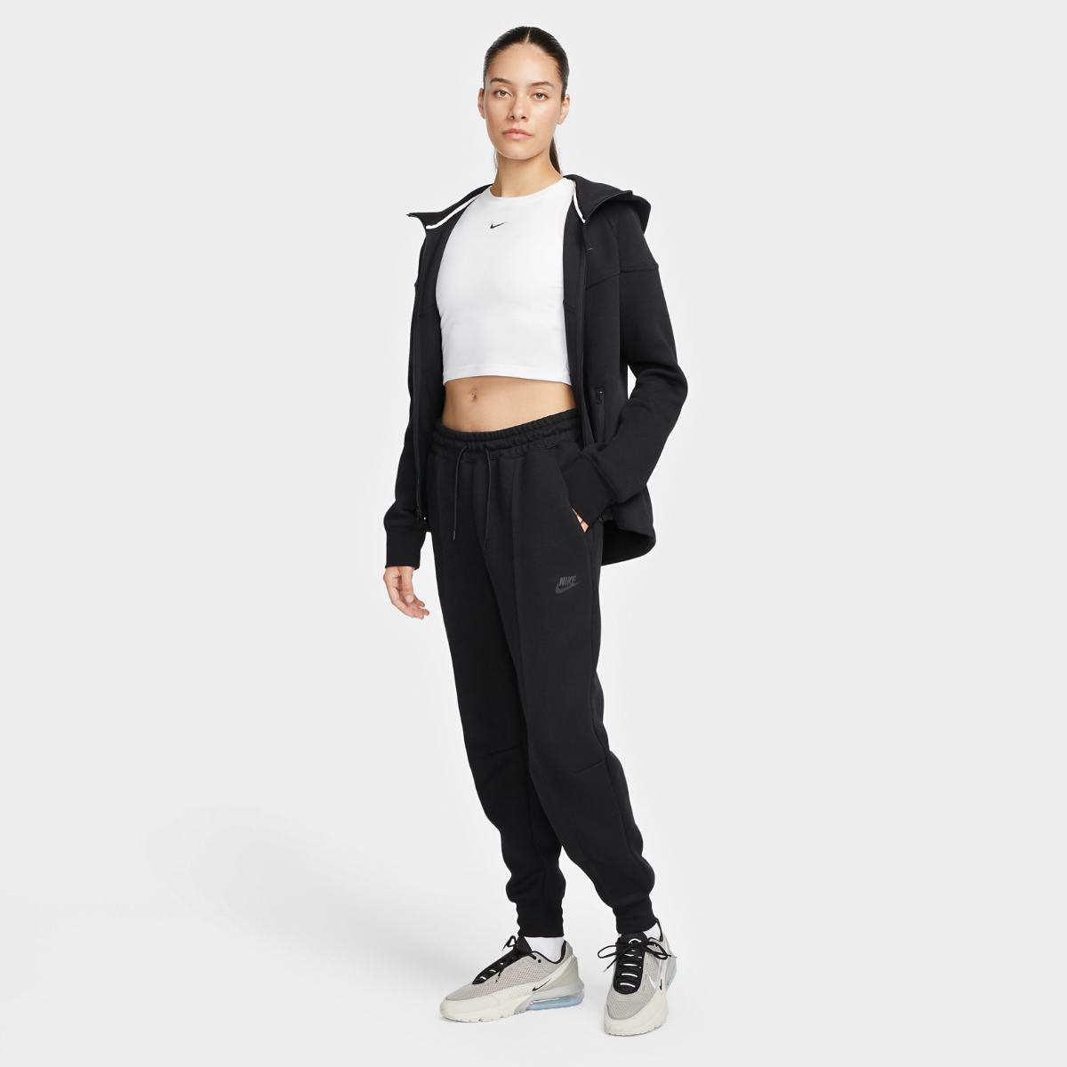 WOMEN'S PANTS WMNS NIKE NSW TCH FLC MR JGGR (FB8330-010)
