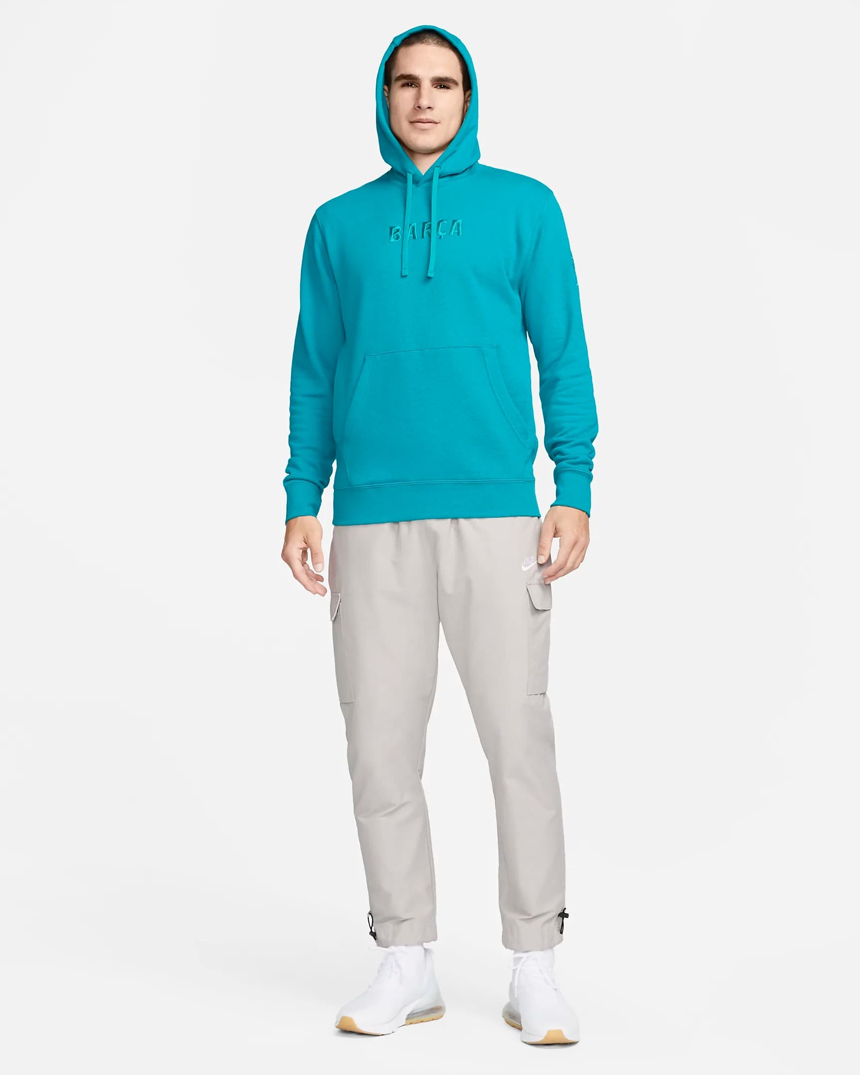 ТОЛСТОВКА NIKE FCB M NSW CLUB HDY PO FT GX 3R (DX8643-300)