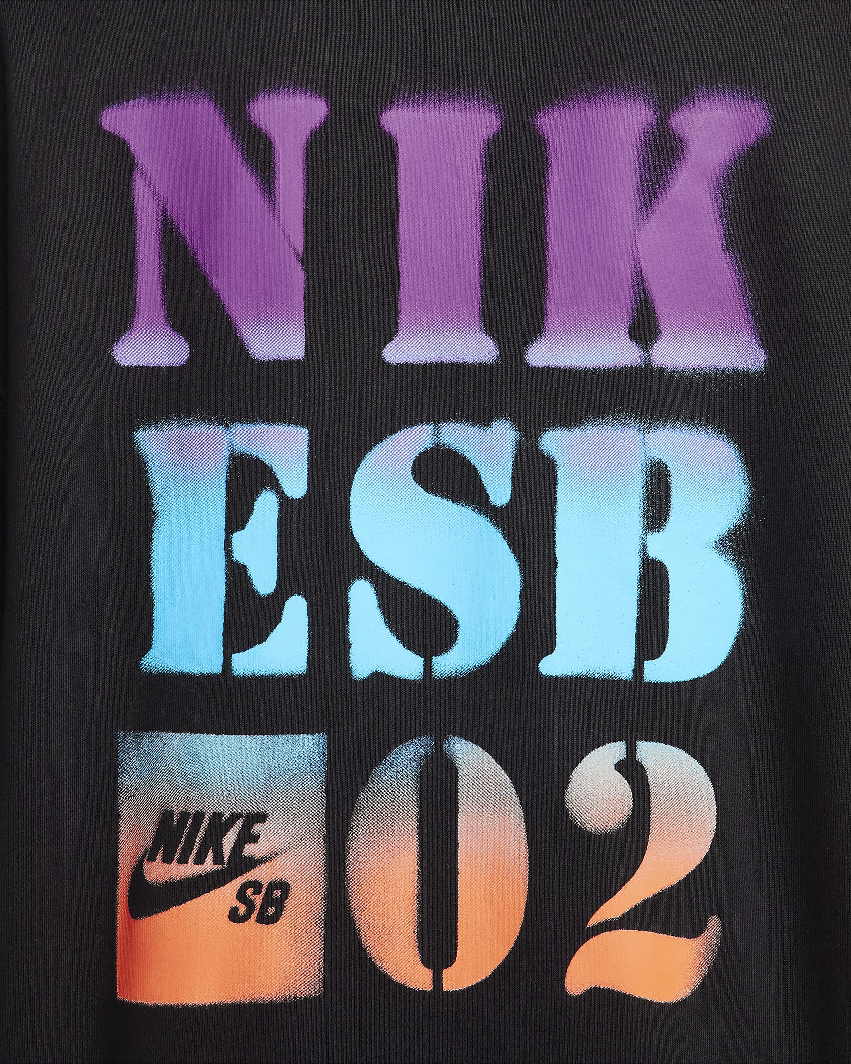 SWEATSHIRT NIKE SB U NK FLC PO HD STENCIL (FQ2194-010)