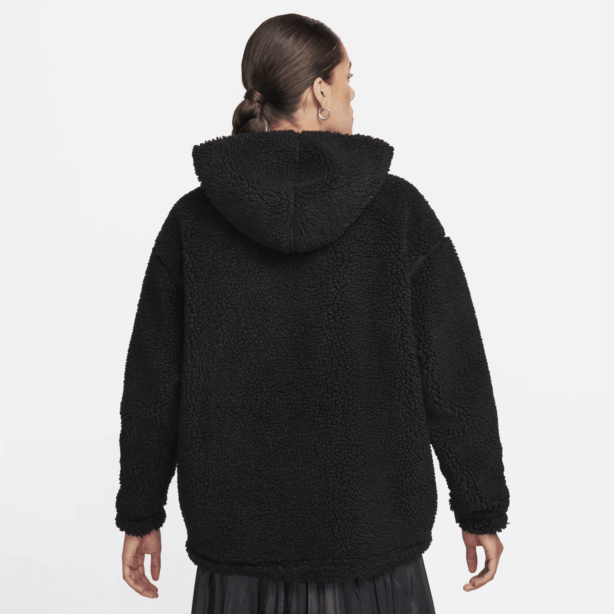 JACKET WMNS NIKE NSW LOGO SHERPA JKT (FB8695-010)