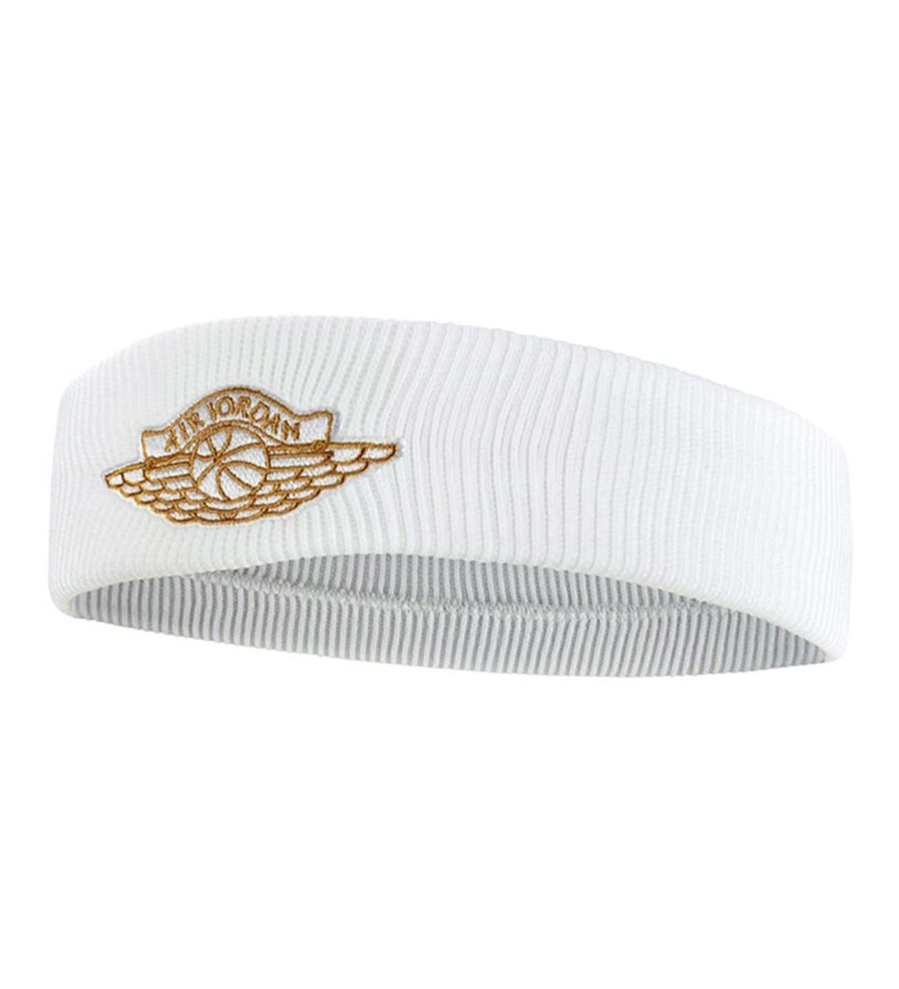 ПОВЯЗКА НА ГОЛОВУ JORDAN WINGS HEADBAND 2.0 WHITE/METALLIC GOLD OSFM (J.000.3604.109.OS)