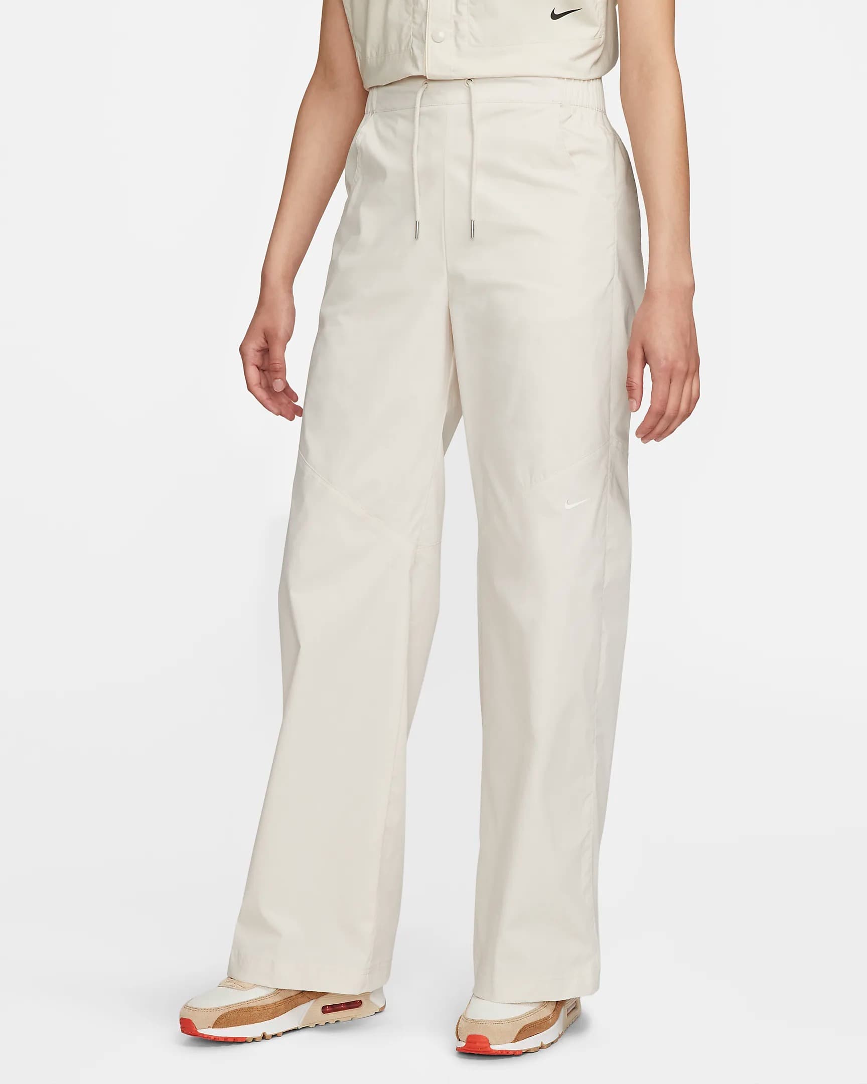 PANTS WMNS NIKE NSW ESSNTL WVN HR OH PANT (FB8284-104)