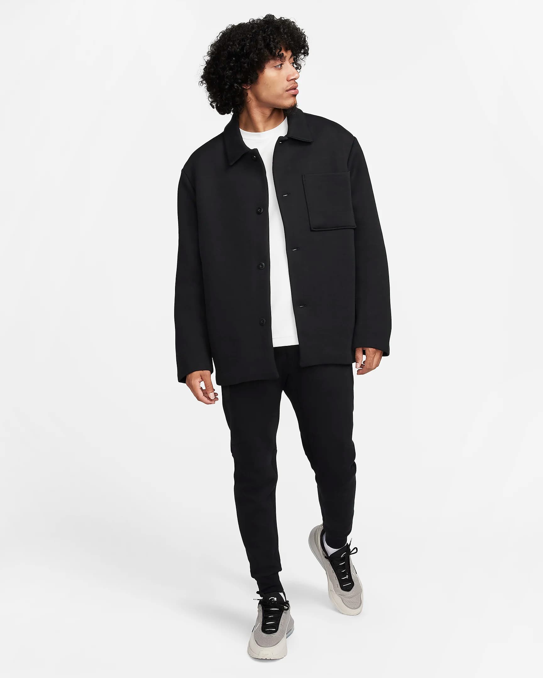 ПІДЖАК NIKE M NK TCH FLC REIMAGINE SHACKET (FB8167-010)