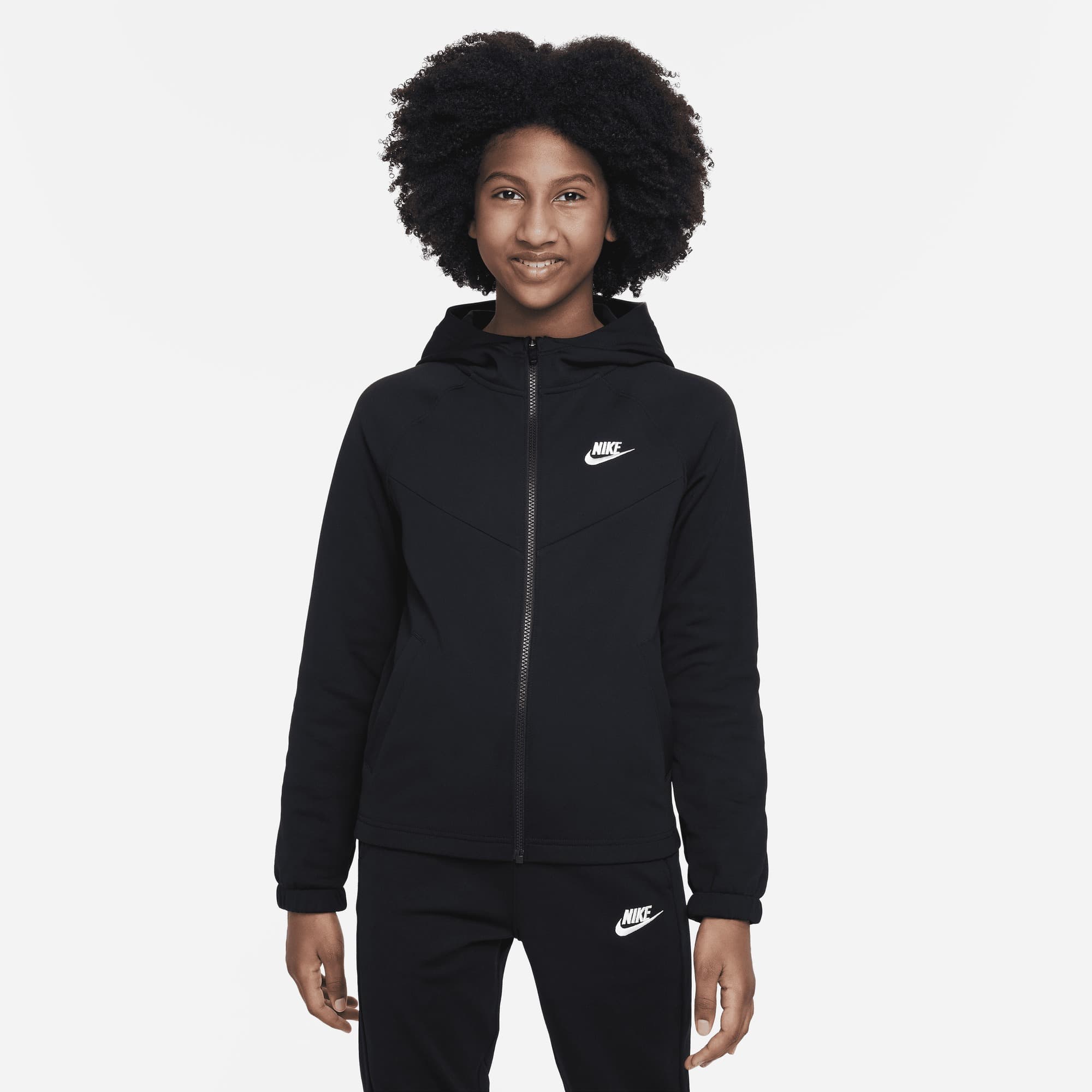NIKE NSW TRACKSUIT POLY HD FZ LBR YOUNG TRACKSUIT (FD3072-010)