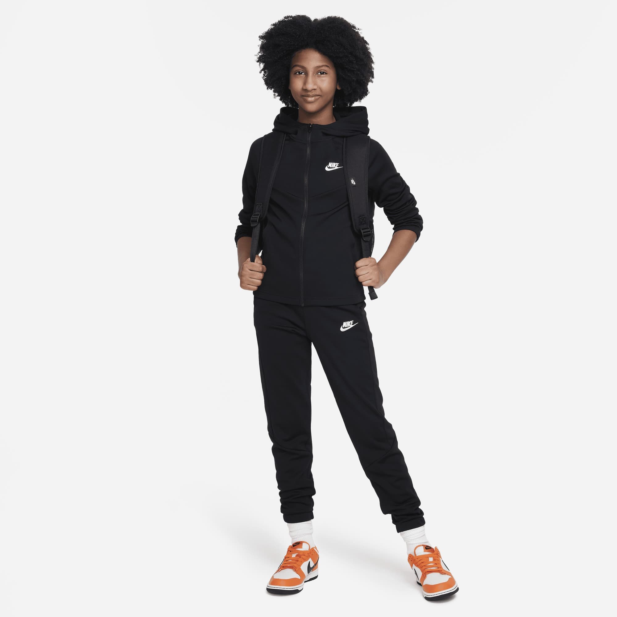 NIKE NSW TRACKSUIT POLY HD FZ LBR YOUNG TRACKSUIT (FD3072-010)