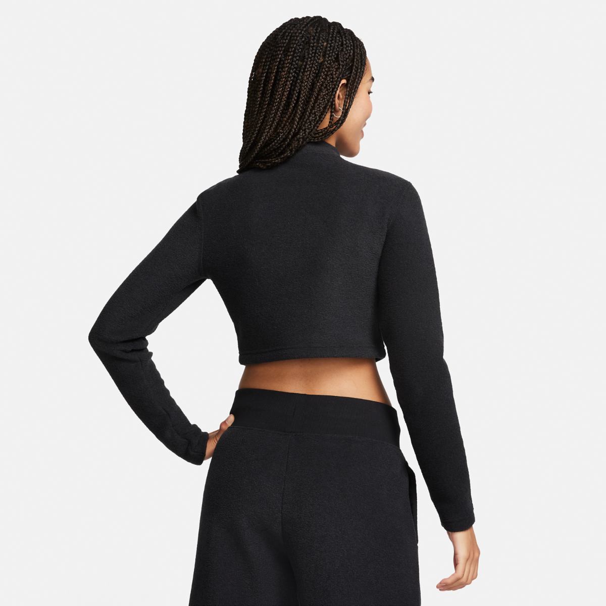 КРОП-ТОП WMNS NIKE NSW PHNX PLSH LS CROP TOP (FN3619-010)