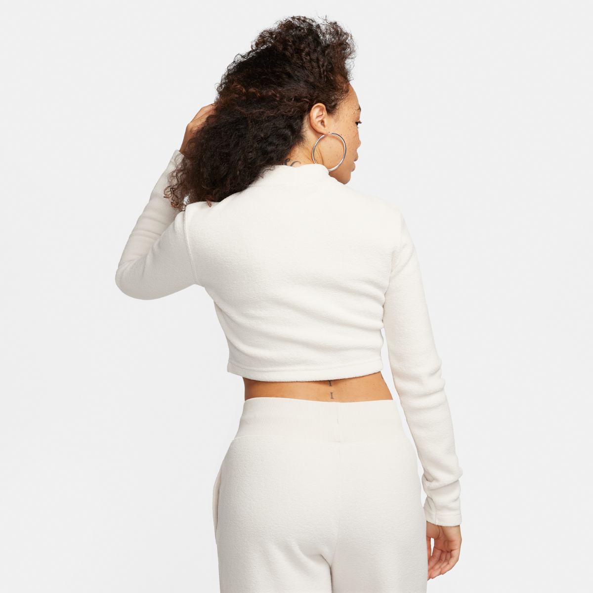 КРОП-ТОП WMNS NIKE NSW PHNX PLSH LS CROP TOP (FN3619-104)