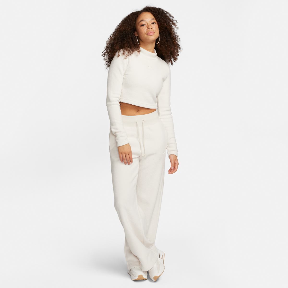 CROP TOP WMNS NIKE NSW PHNX PLSH LS CROP TOP (FN3619-104)