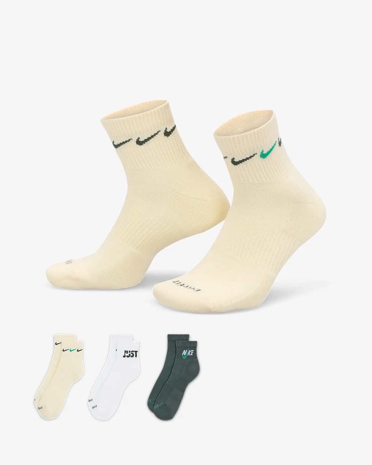 ШКАРПЕТКИ NIKE EVERYDAY PLUS CUSH ANKLE (DH3827-901)