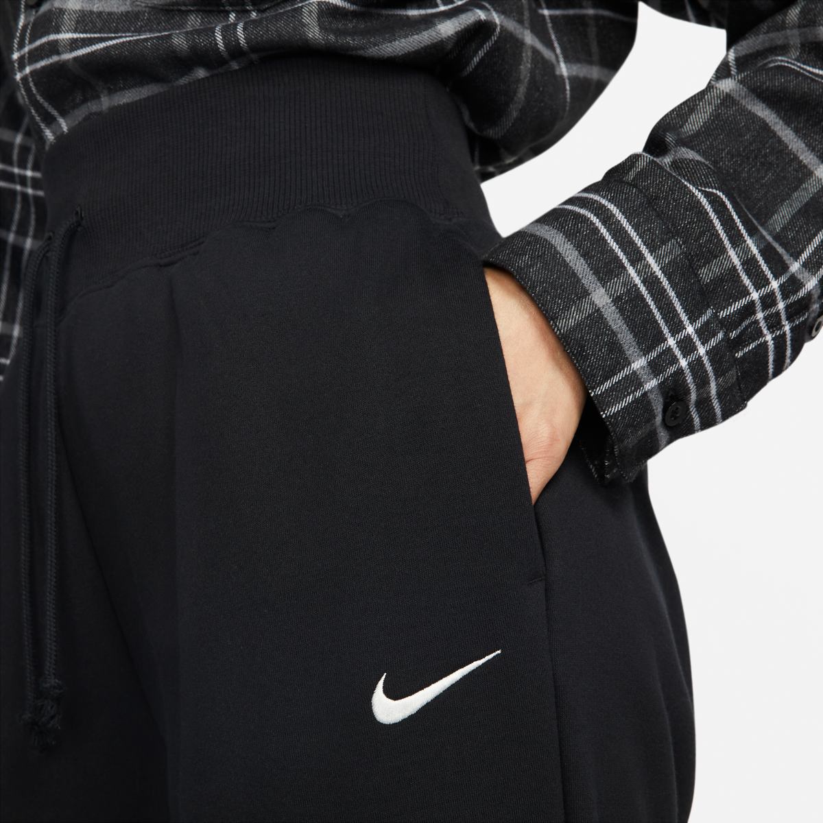 PANTS NIKE WMNS NSW PHNX FLC HR OS PANT (DQ5887-010)
