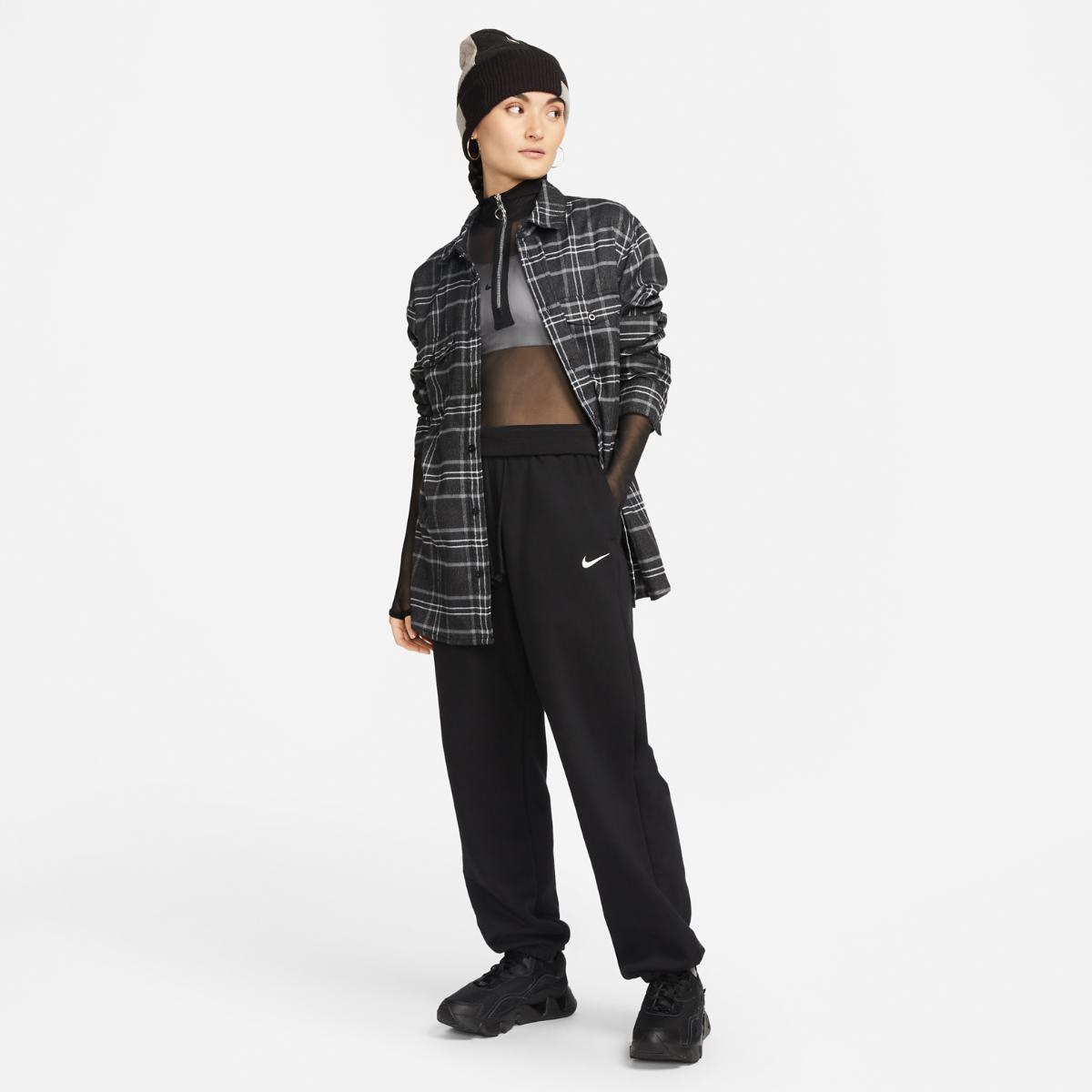 PANTS NIKE WMNS NSW PHNX FLC HR OS PANT (DQ5887-010)
