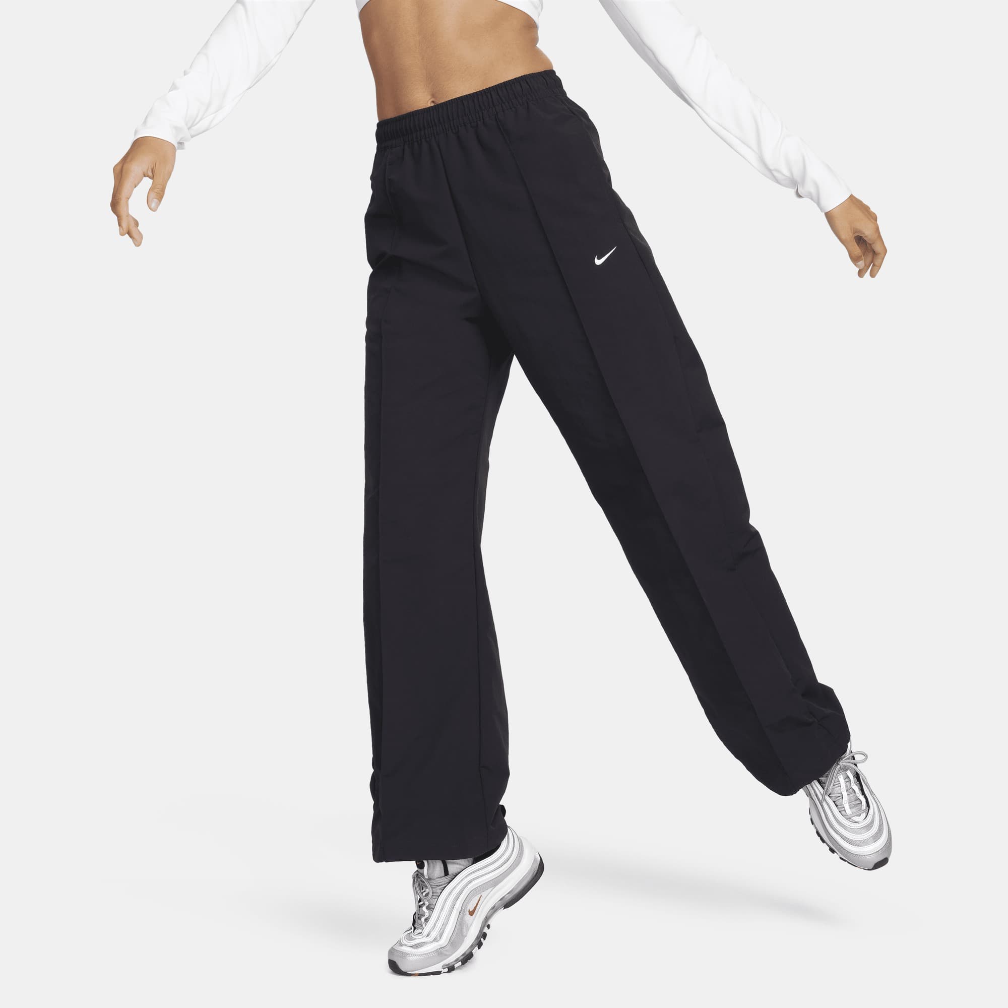 WMNS NIKE NSW TREND WVN MR PANTS (FQ3588-010)