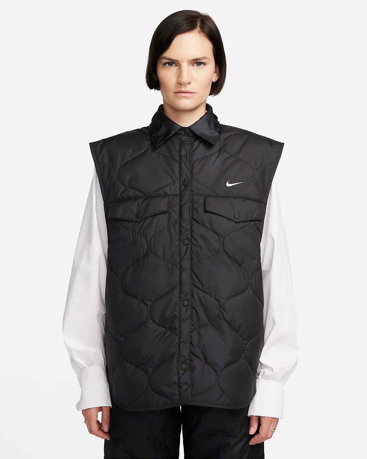 WMNS NIKE NSW ESSNTL VEST HO (FB8737-010)