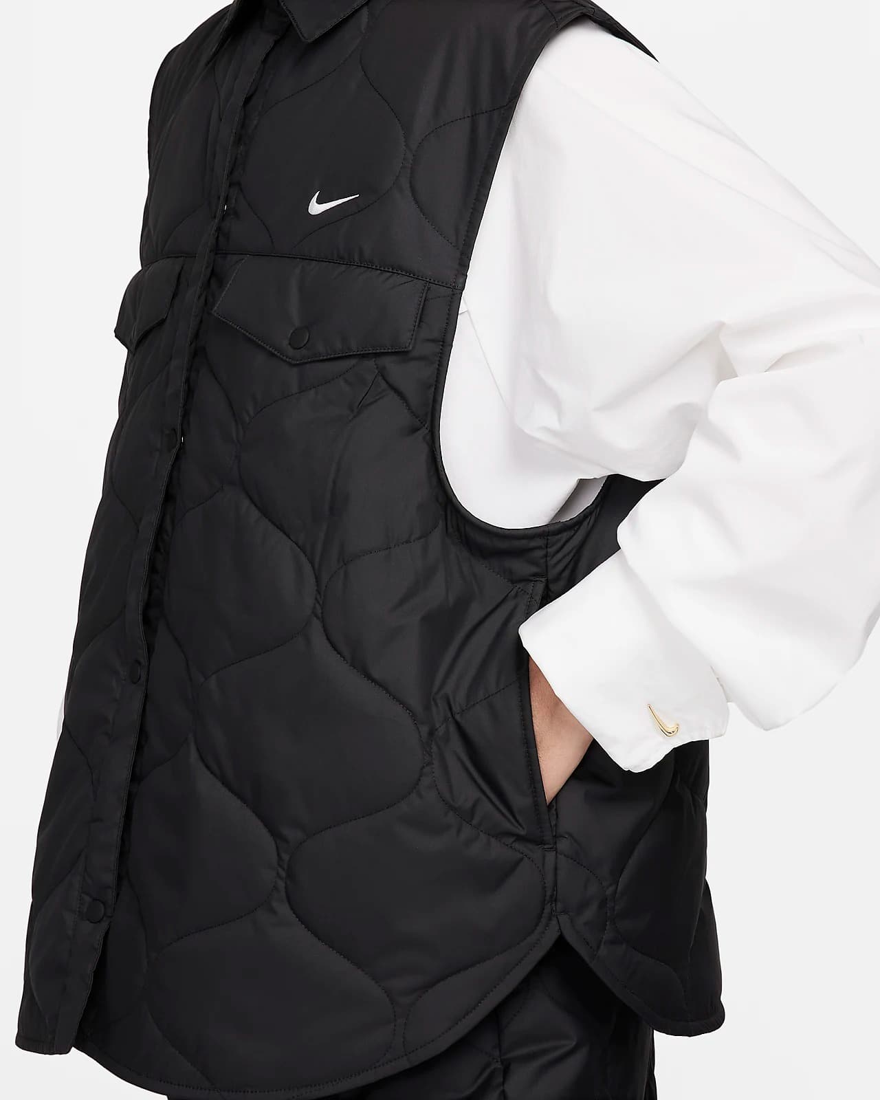 WMNS NIKE NSW ESSNTL VEST HO (FB8737-010)