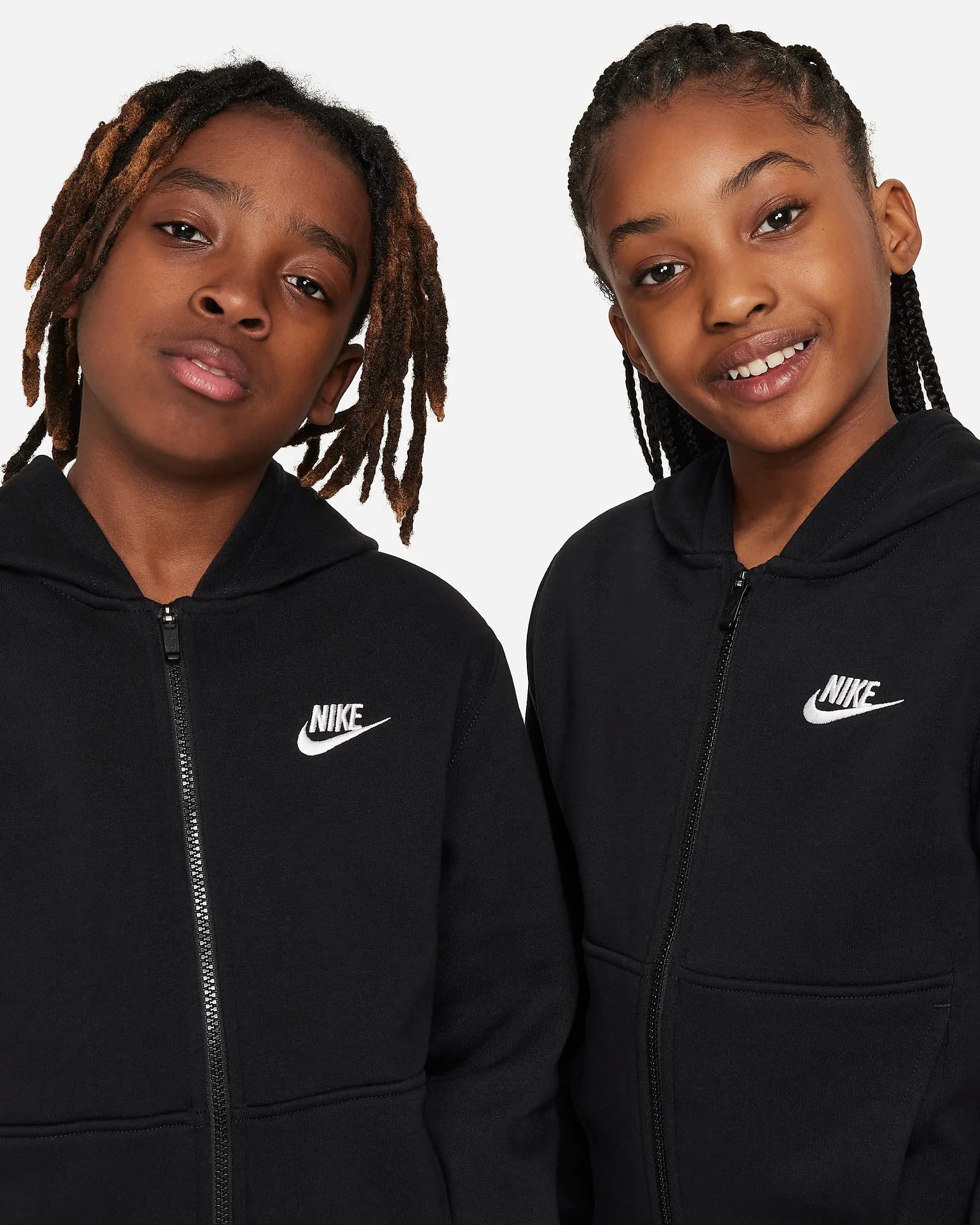 NIKE NSW CLUB FLC FZ TRACKSUIT YOUNG TRACKSUIT (FD3114-010)