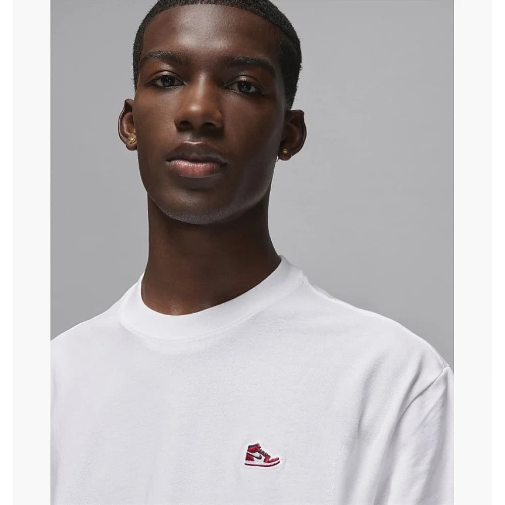 МУЖСКАЯ ФУТБОЛКА JORDAN BRAND SNKR PTCH SS CREW (FN5982-100)