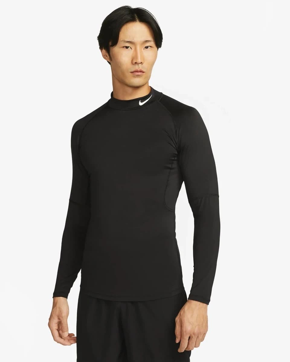 ЧОЛОВІЧИЙ ЛОНГСЛІВ NIKE PRO DF TIGHT LS MOCK (FB7908-010)