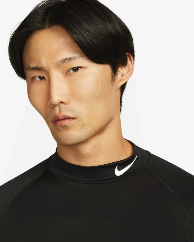ЧОЛОВІЧИЙ ЛОНГСЛІВ NIKE PRO DF TIGHT LS MOCK (FB7908-010)