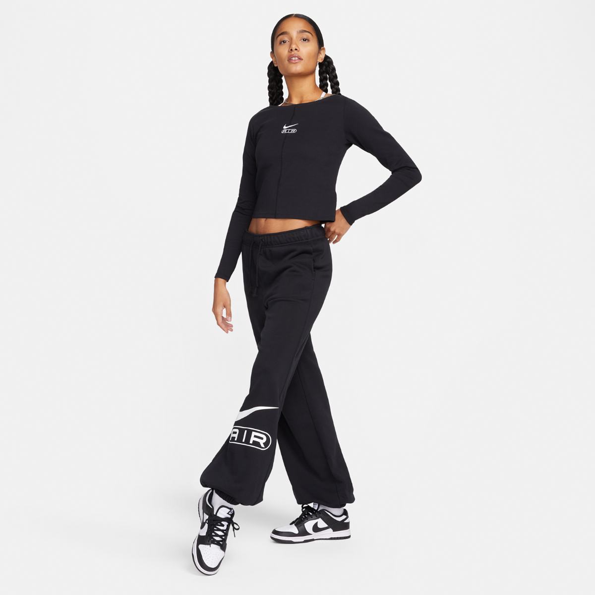 WOMEN'S NIKE AIR NSW MR FLC JOGGER PANTS (FN1902-010)