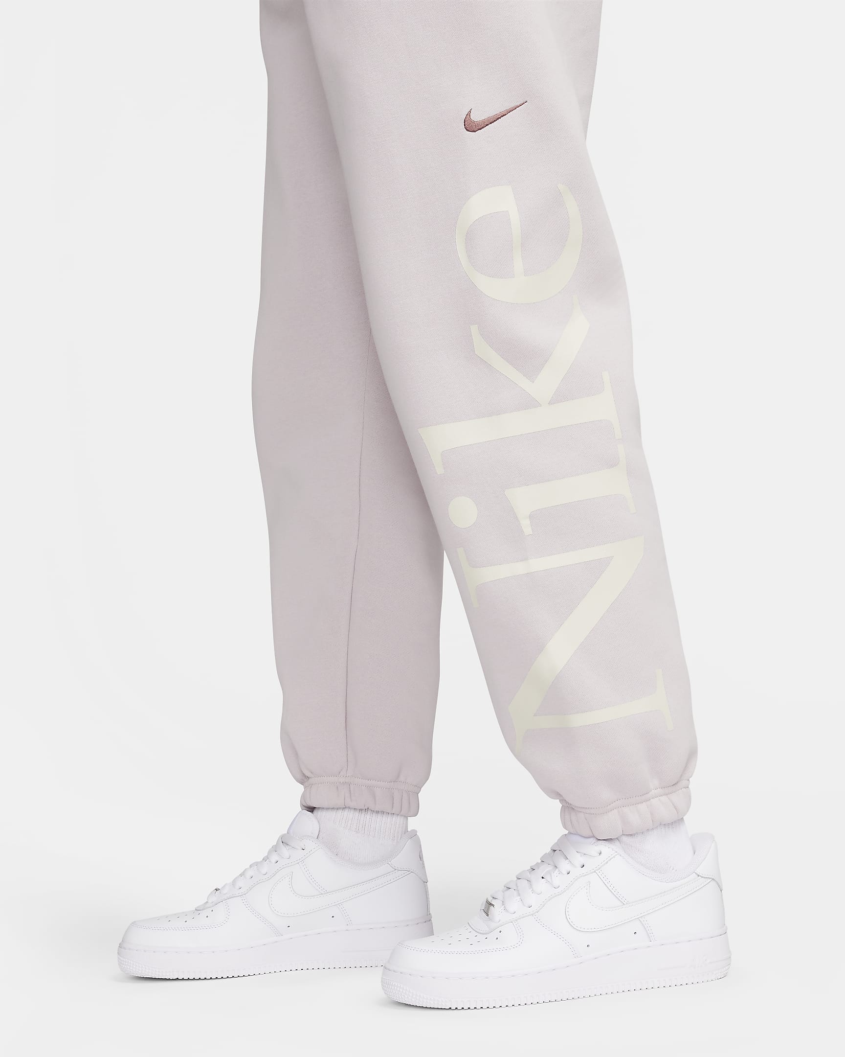 WOMEN'S PANTS NIKE NSW PHNX FLC OS LOGO SWTPNT (FN2552-019)