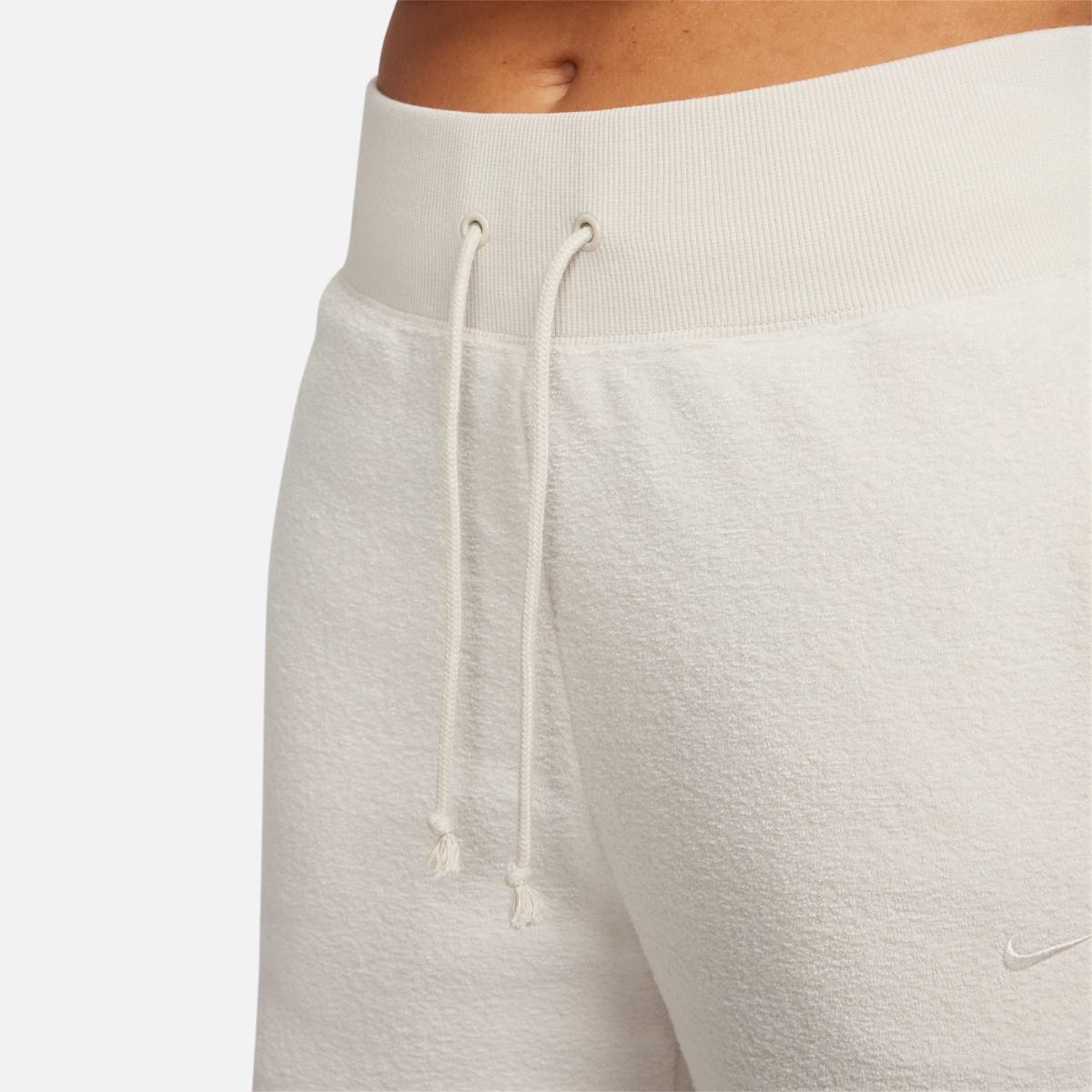 WOMEN'S NIKE NSW PHNX PLSH HR PZNT WIDE PANTS (FN3622-104)