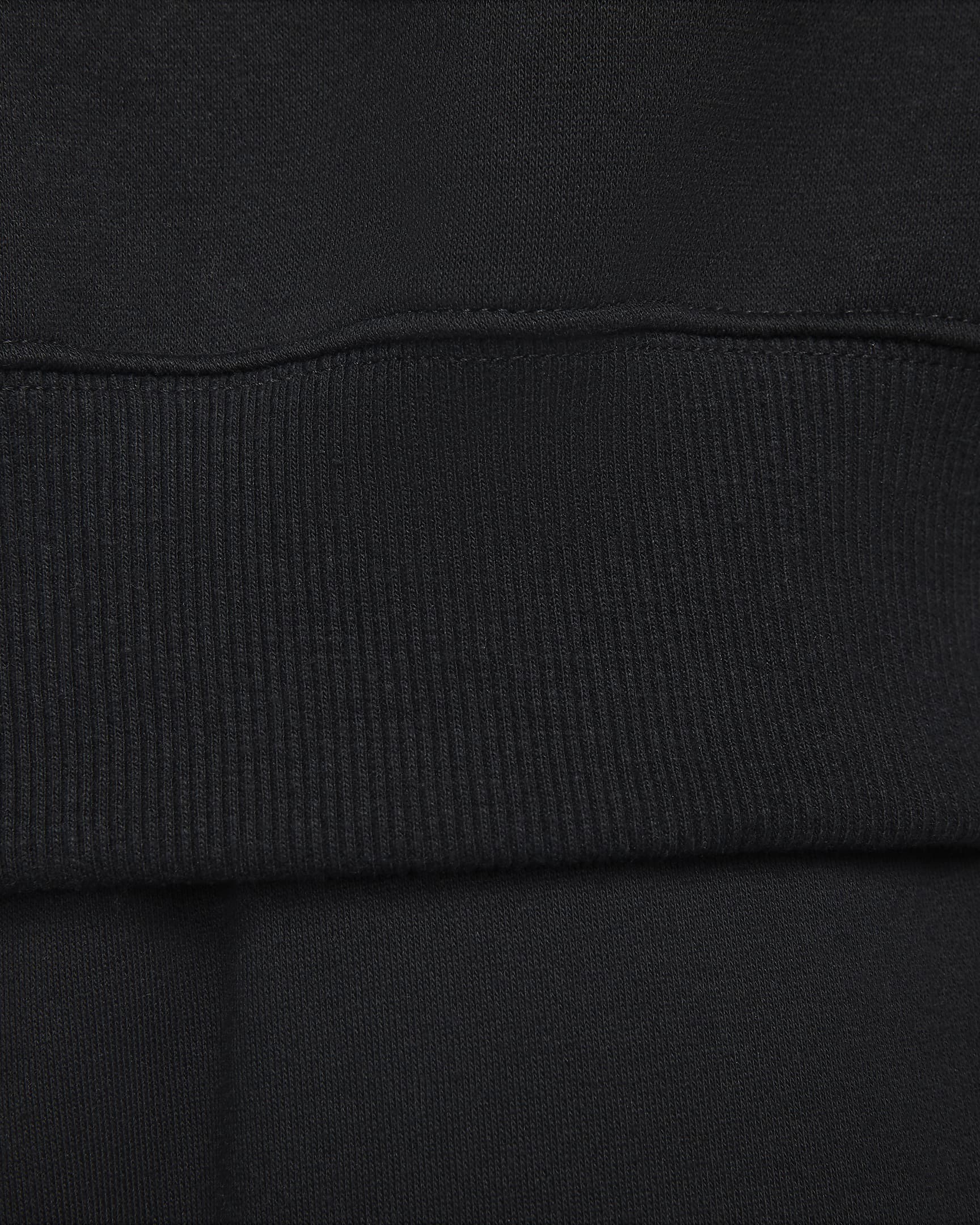 WOMEN'S NIKE NSW PHNX FLC QZ CROP SWEATSHIRT (DQ5767-010)
