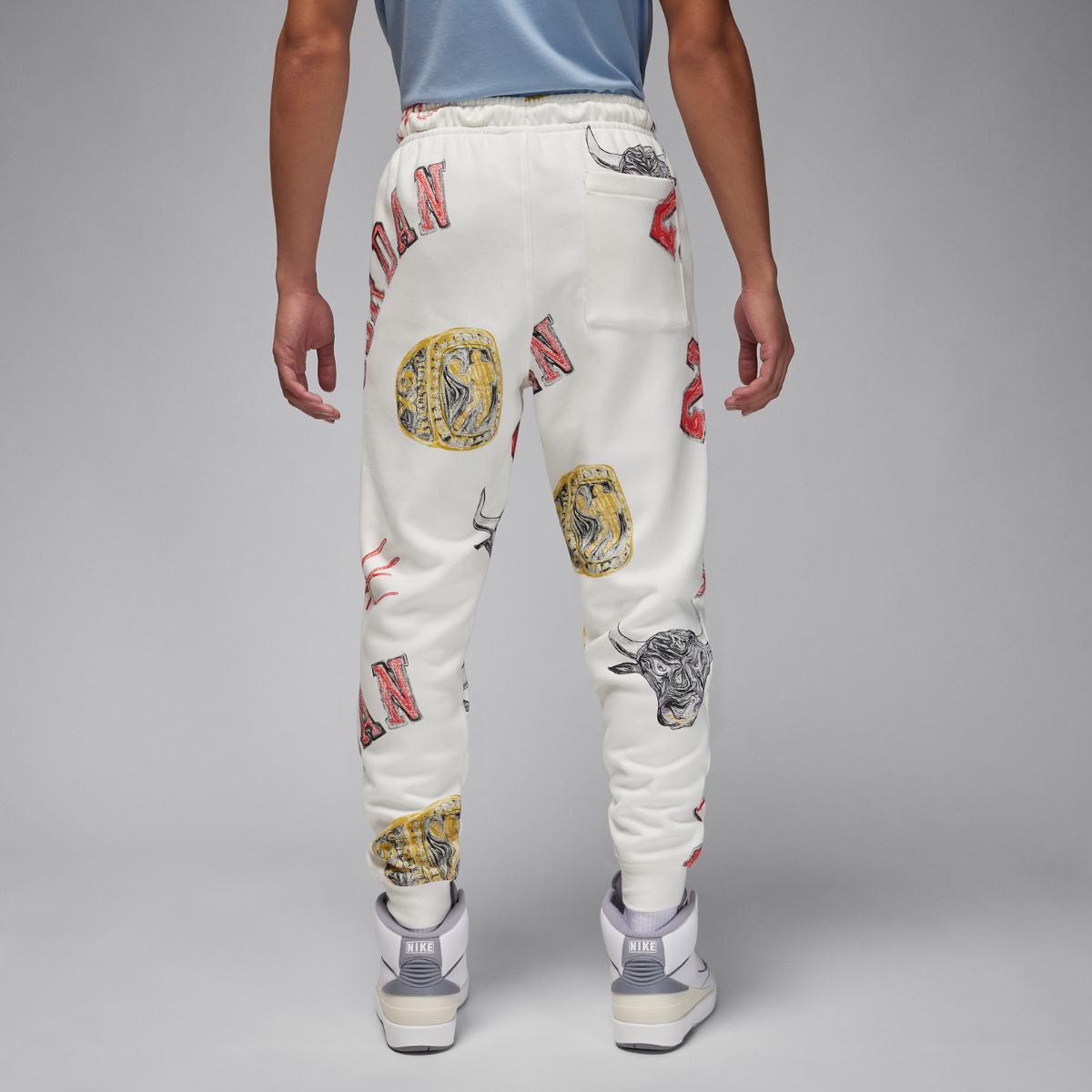 МУЖСКИЕ ШТАНЫ JORDAN FLIGHT ESS AOP FLC PANT (FN4547-133)