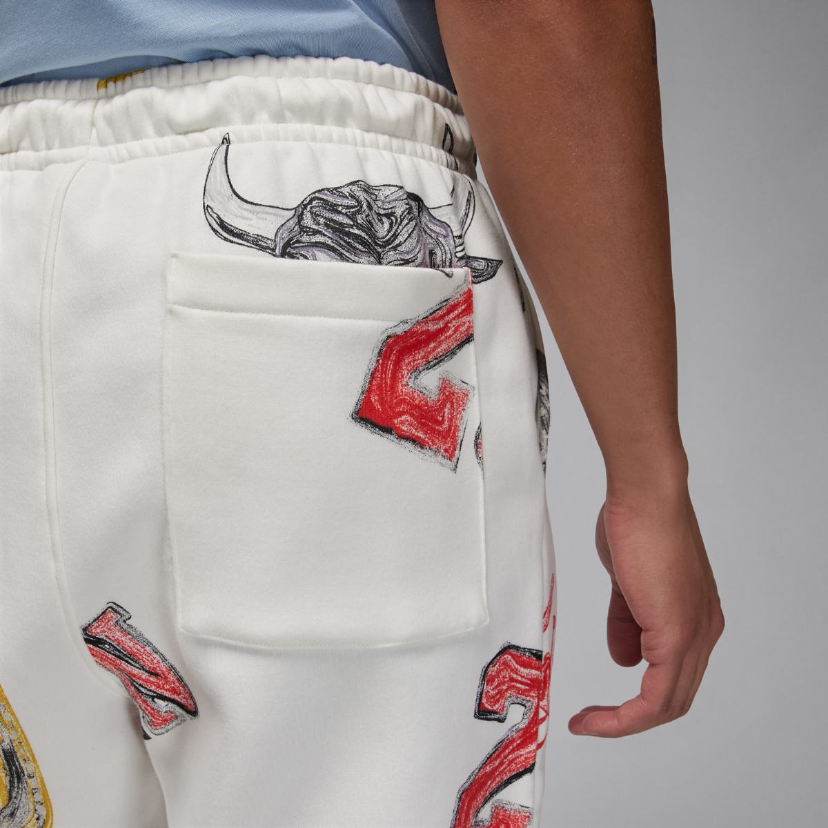 МУЖСКИЕ ШТАНЫ JORDAN FLIGHT ESS AOP FLC PANT (FN4547-133)