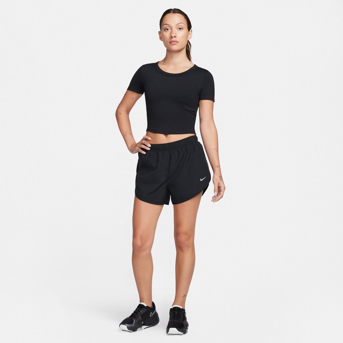 WOMEN'S NIKE ONE FITTED DF SS TOP T-SHIRT (FN2804-010)